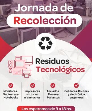 Ecom Chaco propone nueva jornada de recolección de residuos tecnológicos