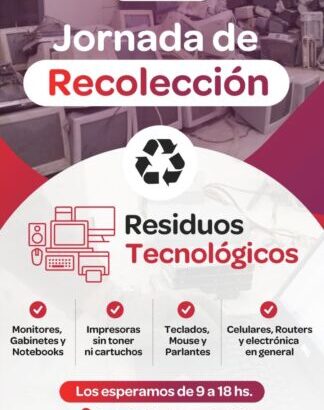 Ecom Chaco propone nueva jornada de recolección de residuos tecnológicos